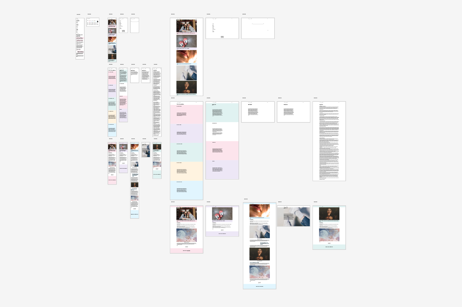 mobile and desktop wireframes